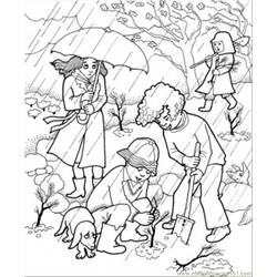 Dibujo para colorear: lluvia (Naturaleza) #158310 - Dibujos para Colorear e Imprimir Gratis