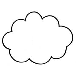 Dibujo para colorear: Nube (Naturaleza) #157313 - Dibujos para Colorear e Imprimir Gratis