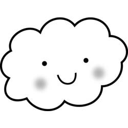 Dibujo para colorear: Nube (Naturaleza) #157325 - Dibujos para Colorear e Imprimir Gratis