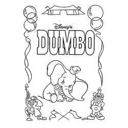 Dibujos para colorear: Dumbo - Dibujos para Colorear e Imprimir Gratis