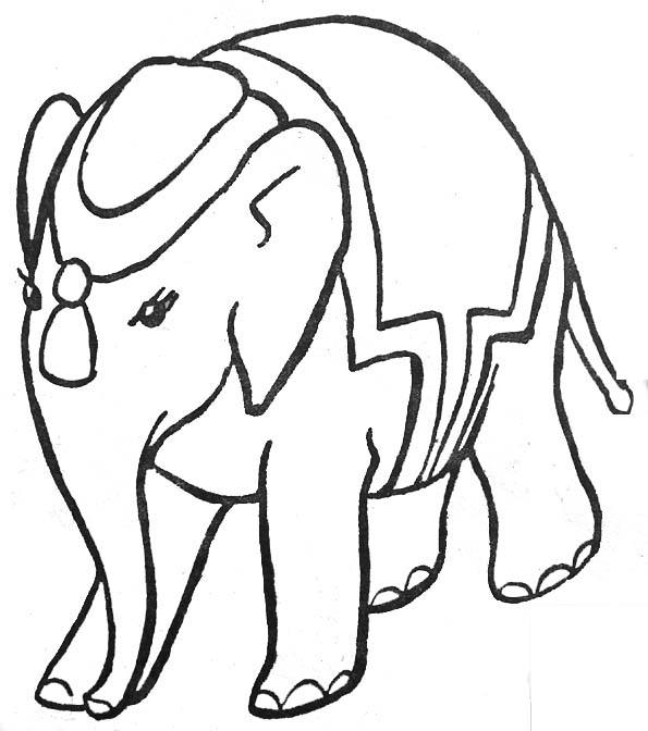 Dibujo para colorear: Animales de circo (Animales) #20826 - Dibujos para Colorear e Imprimir Gratis