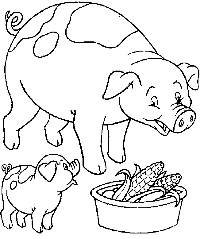 Dibujo para colorear: Animales de granja (Animales) #21413 - Dibujos para Colorear e Imprimir Gratis