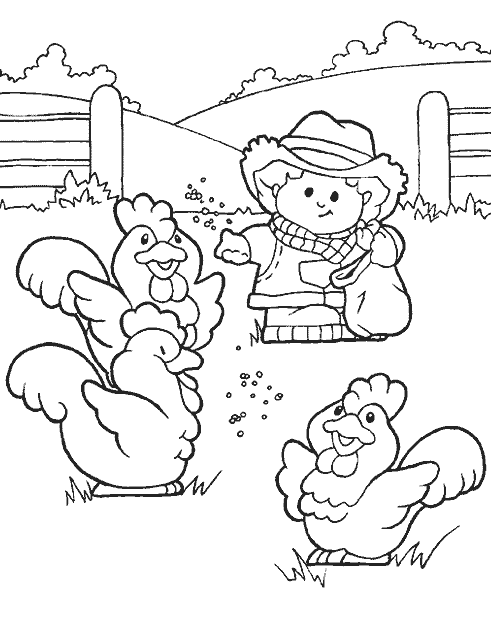 Dibujo para colorear: Animales de granja (Animales) #21450 - Dibujos para Colorear e Imprimir Gratis