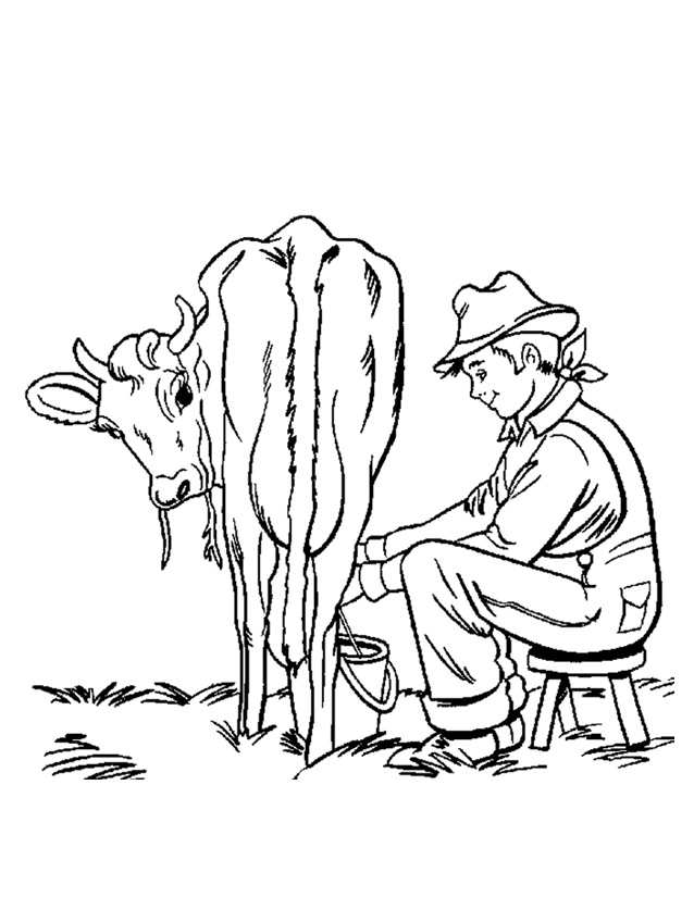 Dibujo para colorear: Animales de granja (Animales) #21478 - Dibujos para Colorear e Imprimir Gratis