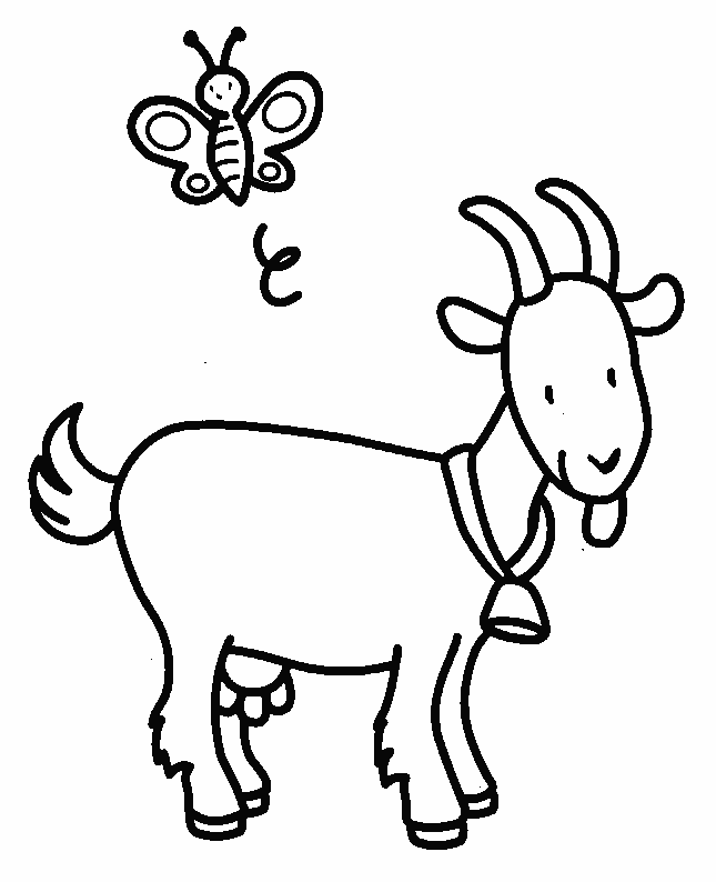 Dibujo para colorear: Animales de granja (Animales) #21483 - Dibujos para Colorear e Imprimir Gratis