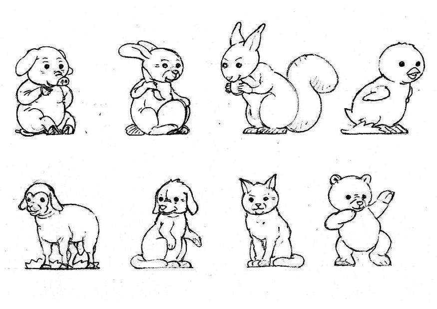 Dibujo para colorear: Animales de granja (Animales) #21597 - Dibujos para Colorear e Imprimir Gratis