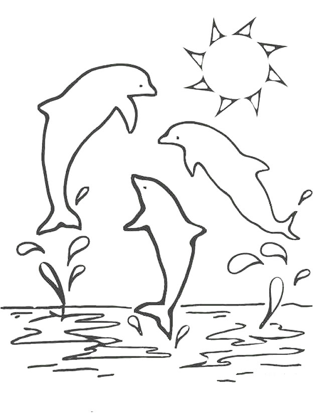 Dibujo para colorear: Animales marinos (Animales) #22027 - Dibujos para Colorear e Imprimir Gratis