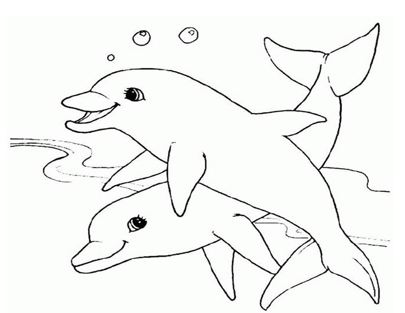 Dibujo para colorear: Animales marinos (Animales) #22185 - Dibujos para Colorear e Imprimir Gratis