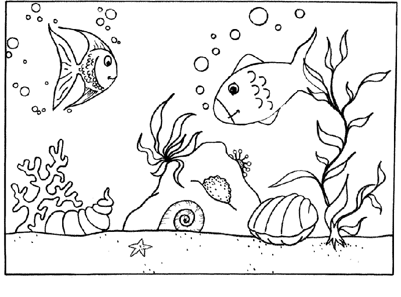 Dibujo para colorear: Animales marinos (Animales) #22252 - Dibujos para Colorear e Imprimir Gratis