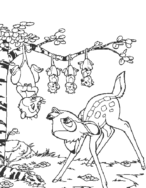 Dibujo para colorear: Animales salvajes / de la selva (Animales) #21095 - Dibujos para Colorear e Imprimir Gratis