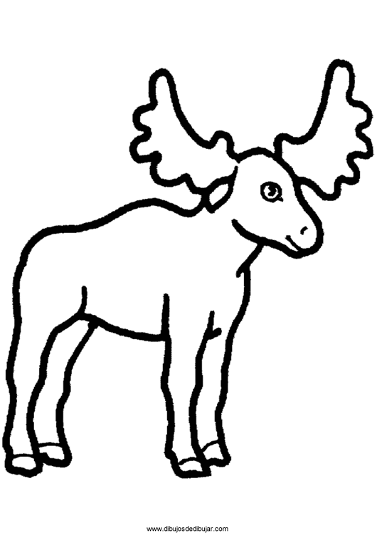 Dibujo para colorear: Antílope (Animales) #22653 - Dibujos para Colorear e Imprimir Gratis