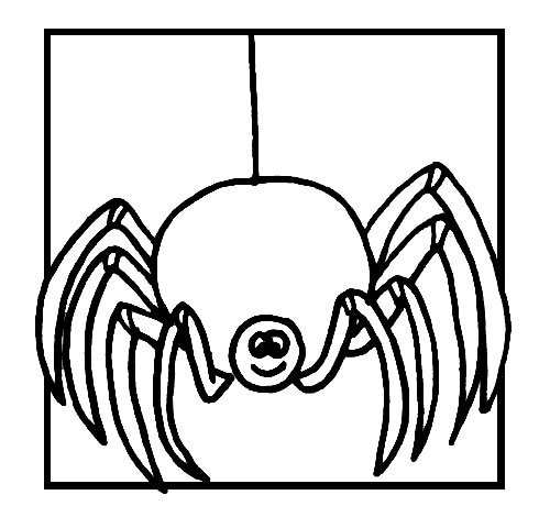 Dibujo para colorear: Araña (Animales) #665 - Dibujos para Colorear e Imprimir Gratis