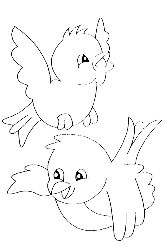 Dibujo para colorear: Aves (Animales) #11879 - Dibujos para Colorear e Imprimir Gratis