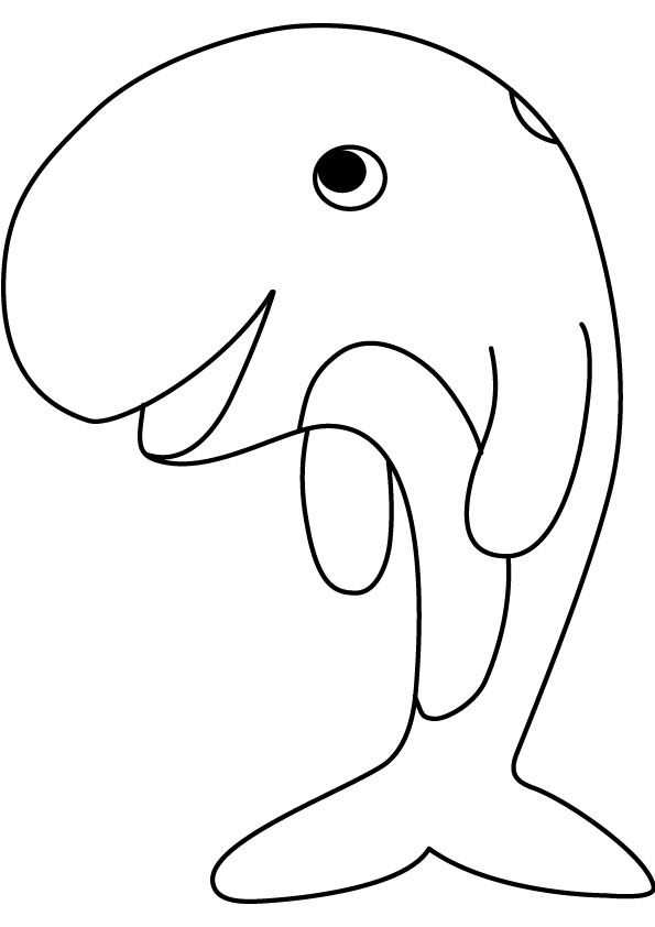 Dibujo para colorear: Ballena (Animales) #885 - Dibujos para Colorear e Imprimir Gratis