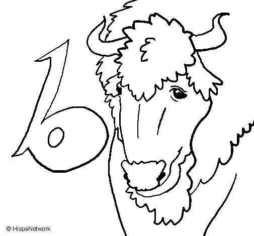 Dibujo para colorear: Bisonte (Animales) #1223 - Dibujos para Colorear e Imprimir Gratis