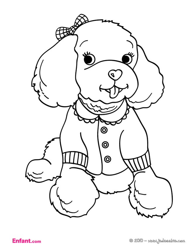 Dibujo para colorear: Cachorro (Animales) #2976 - Dibujos para Colorear e Imprimir Gratis