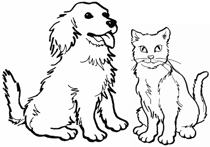 Dibujo para colorear: Cachorro (Animales) #3001 - Dibujos para Colorear e Imprimir Gratis