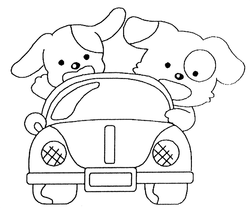 Dibujo para colorear: Cachorro (Animales) #3074 - Dibujos para Colorear e Imprimir Gratis