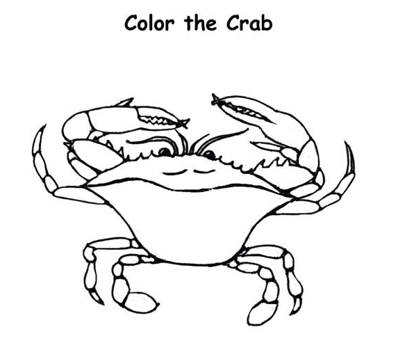Dibujo para colorear: Cangrejo (Animales) #4779 - Dibujos para Colorear e Imprimir Gratis