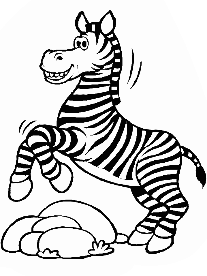 Dibujo para colorear: Cebra (Animales) #12946 - Dibujos para Colorear e Imprimir Gratis