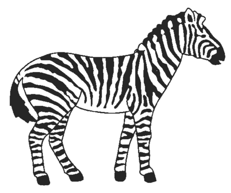Dibujo para colorear: Cebra (Animales) #12964 - Dibujos para Colorear e Imprimir Gratis