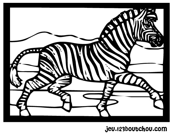 Dibujo para colorear: Cebra (Animales) #13052 - Dibujos para Colorear e Imprimir Gratis