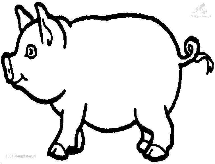 Dibujo para colorear: Cerdo (Animales) #3603 - Dibujos para Colorear e Imprimir Gratis