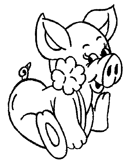 Dibujo para colorear: Cerdo (Animales) #3736 - Dibujos para Colorear e Imprimir Gratis