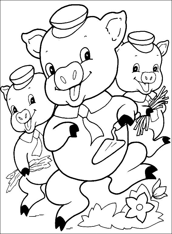 Dibujo para colorear: Cerdo (Animales) #3782 - Dibujos para Colorear e Imprimir Gratis