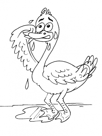 Dibujo para colorear: Cisne (Animales) #5001 - Dibujos para Colorear e Imprimir Gratis