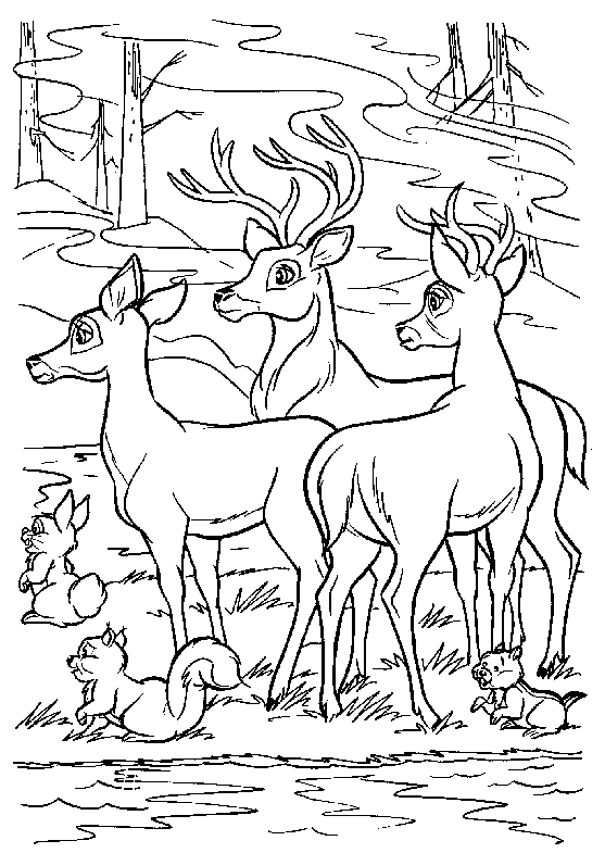 Dibujo para colorear: Coneja (Animales) #1099 - Dibujos para Colorear e Imprimir Gratis