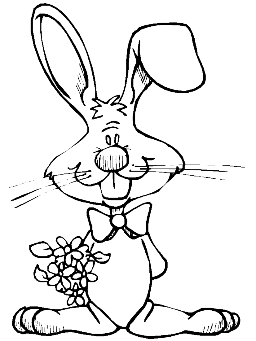 Dibujo para colorear: Conejo (Animales) #9502 - Dibujos para Colorear e Imprimir Gratis