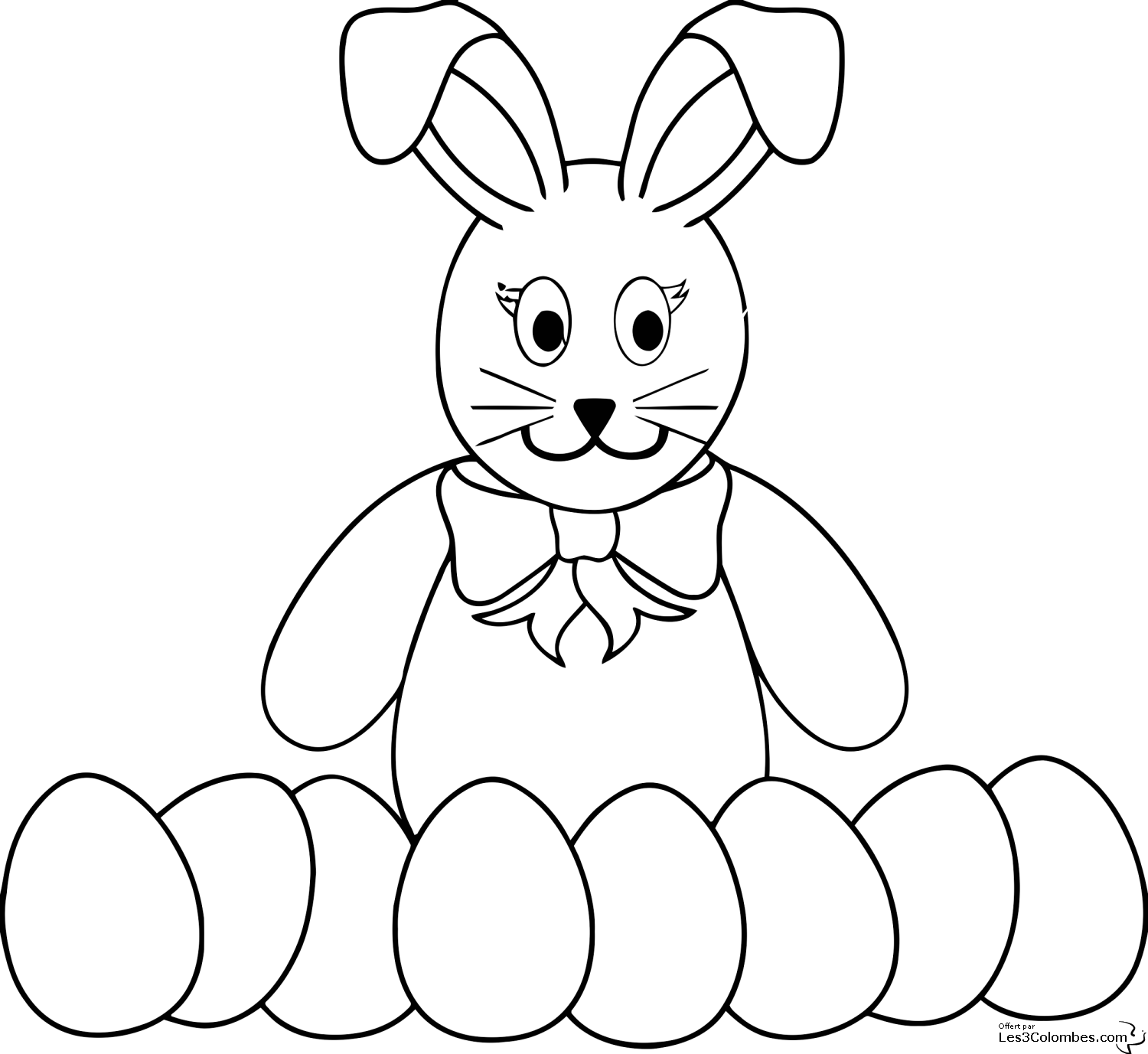 Dibujo para colorear: Conejo (Animales) #9527 - Dibujos para Colorear e Imprimir Gratis
