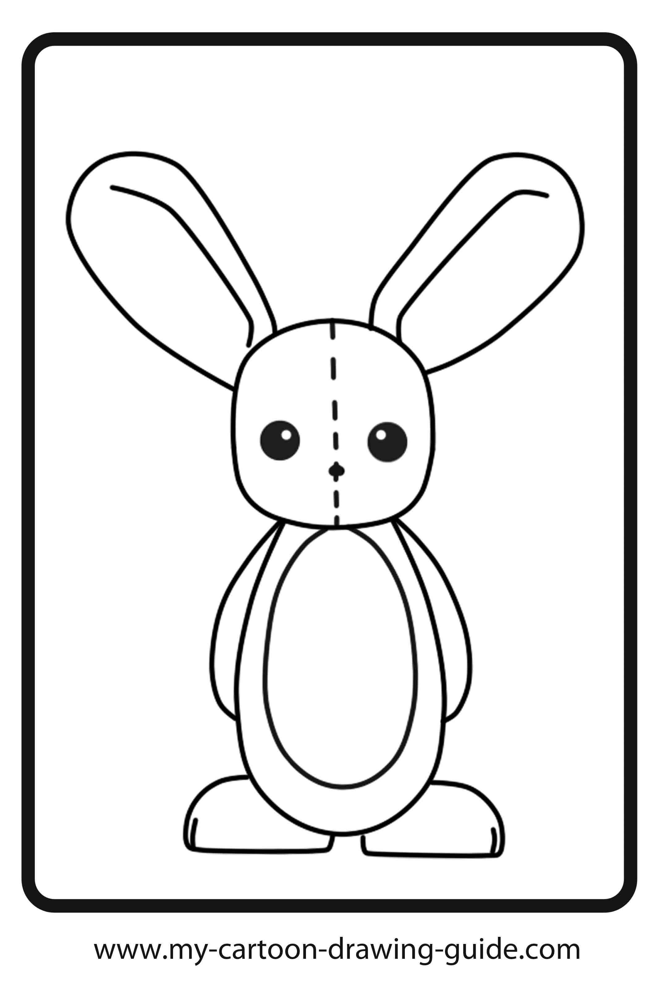 Dibujo para colorear: Conejo (Animales) #9537 - Dibujos para Colorear e Imprimir Gratis