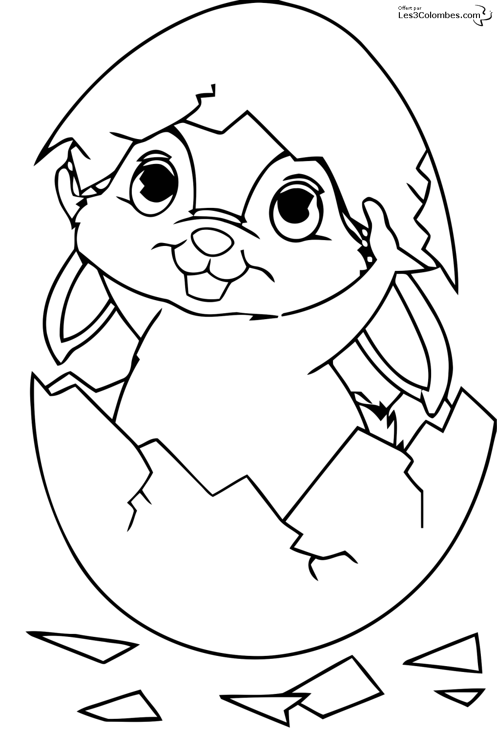 Dibujo para colorear: Conejo (Animales) #9539 - Dibujos para Colorear e Imprimir Gratis
