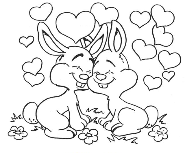 Dibujo para colorear: Conejo (Animales) #9551 - Dibujos para Colorear e Imprimir Gratis