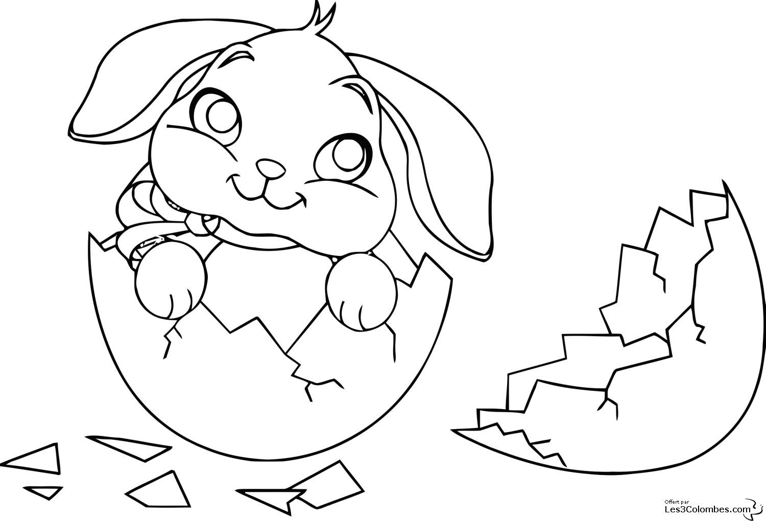 Dibujo para colorear: Conejo (Animales) #9553 - Dibujos para Colorear e Imprimir Gratis