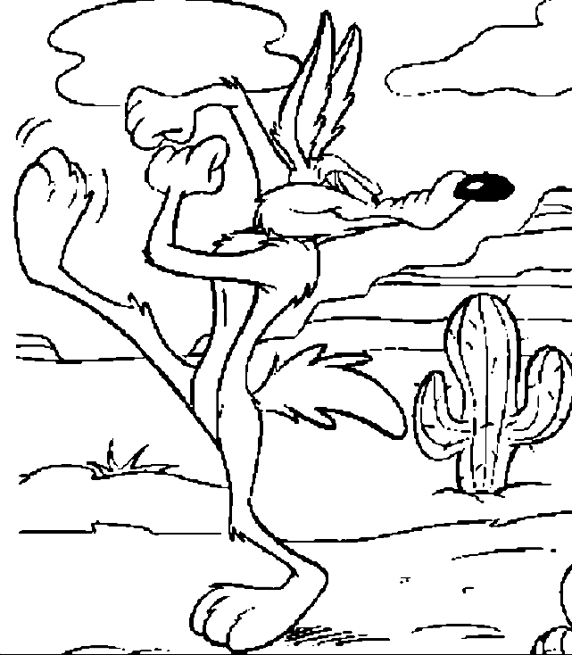 Dibujo para colorear: Coyote (Animales) #4486 - Dibujos para Colorear e Imprimir Gratis