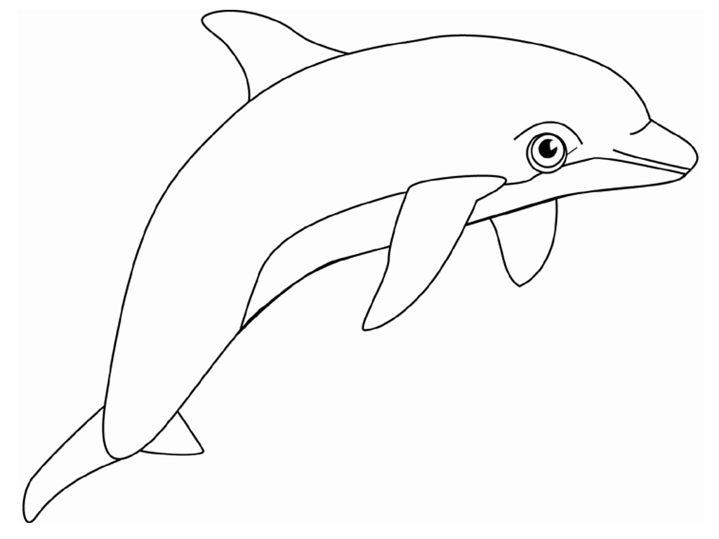 Dibujo para colorear: Delfín (Animales) #5098 - Dibujos para Colorear e Imprimir Gratis