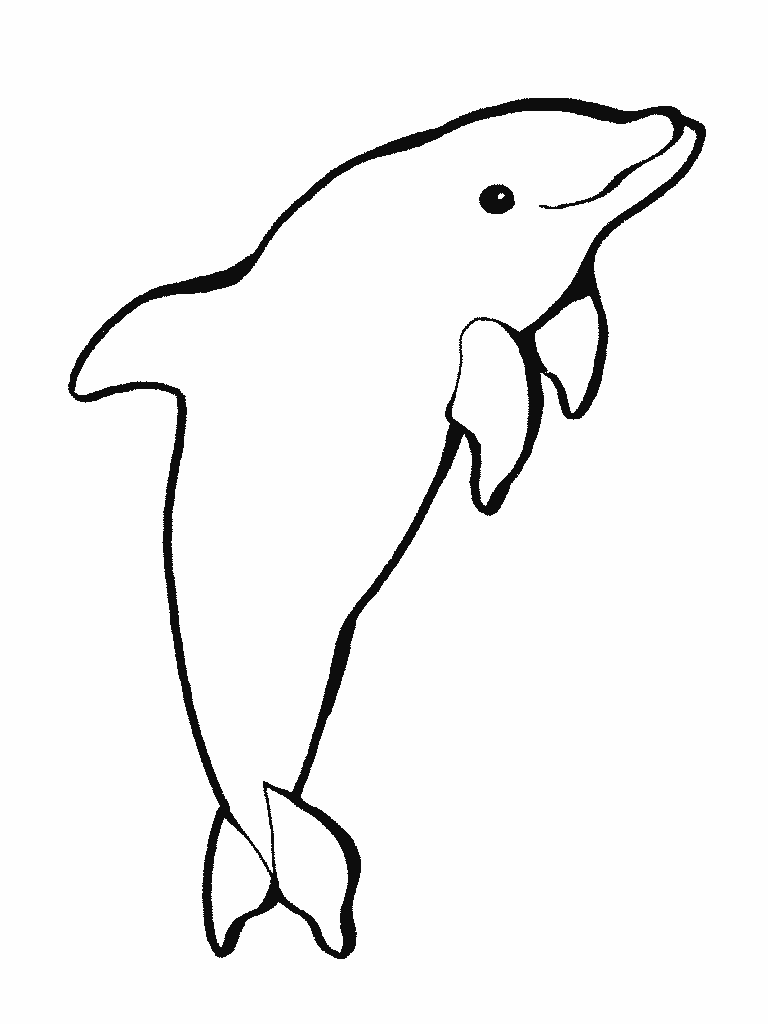 Dibujo para colorear: Delfín (Animales) #5151 - Dibujos para Colorear e Imprimir Gratis