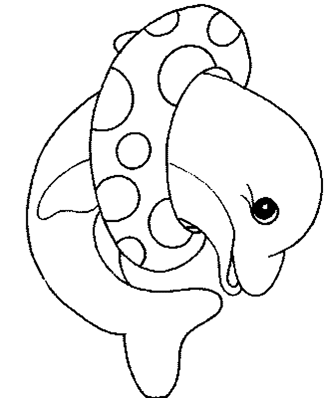 Dibujo para colorear: Delfín (Animales) #5154 - Dibujos para Colorear e Imprimir Gratis
