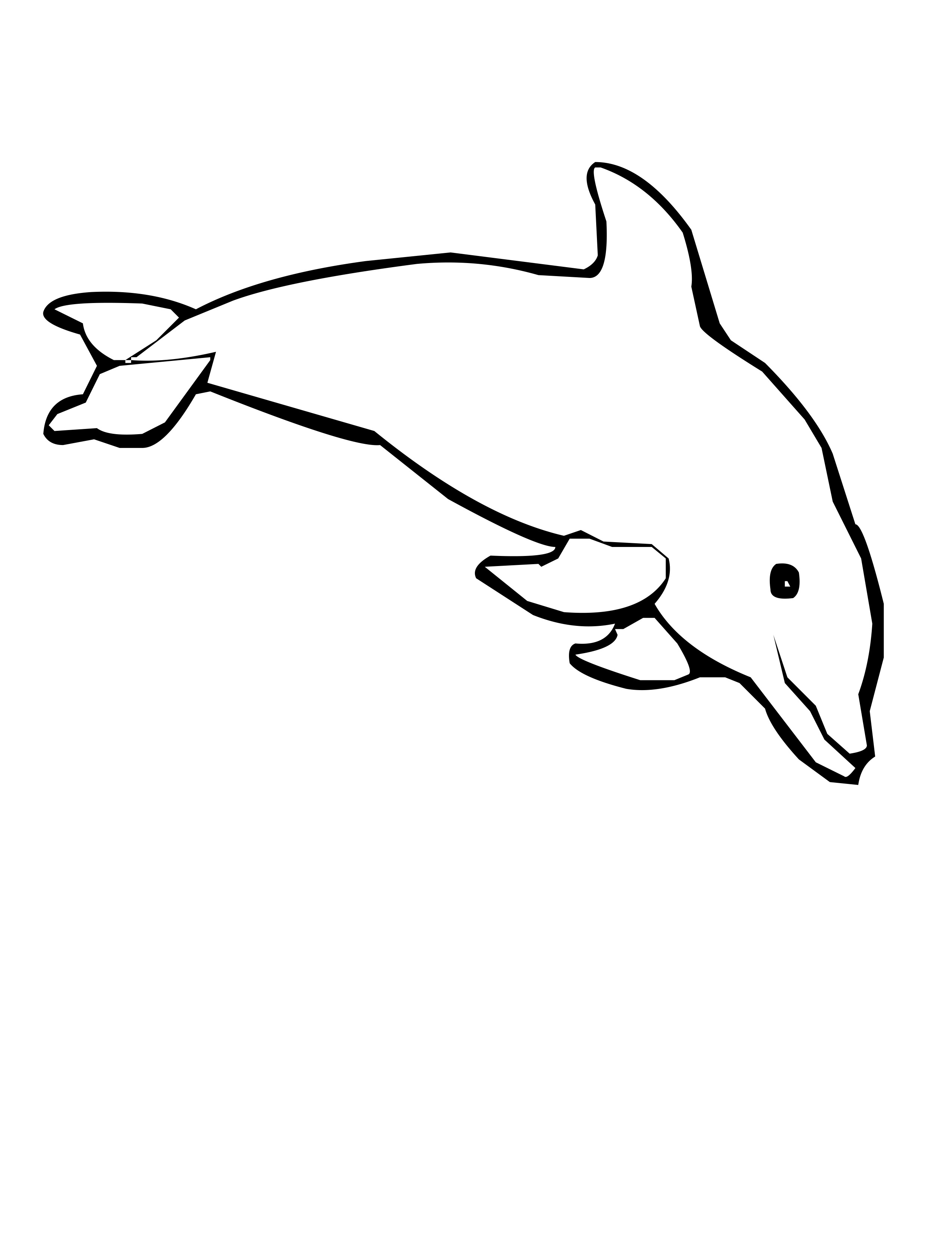 Dibujo para colorear: Delfín (Animales) #5161 - Dibujos para Colorear e Imprimir Gratis
