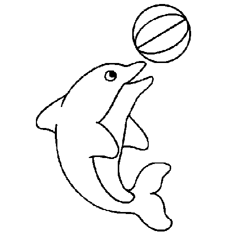 Dibujo para colorear: Delfín (Animales) #5187 - Dibujos para Colorear e Imprimir Gratis