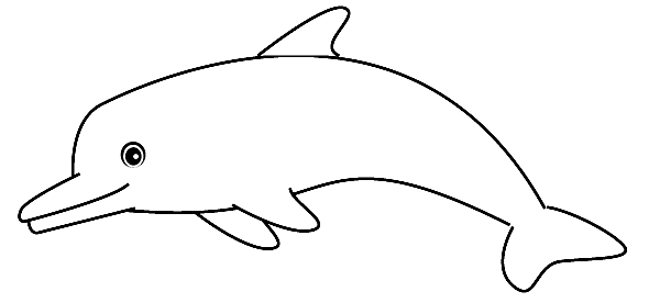 Dibujo para colorear: Delfín (Animales) #5197 - Dibujos para Colorear e Imprimir Gratis