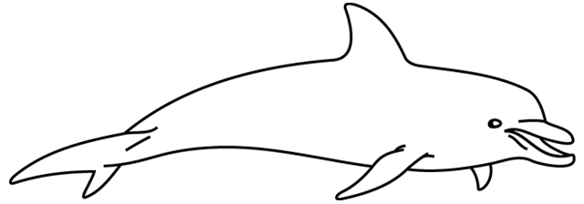 Dibujo para colorear: Delfín (Animales) #5224 - Dibujos para Colorear e Imprimir Gratis