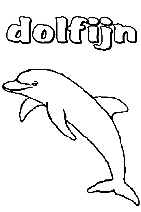 Dibujo para colorear: Delfín (Animales) #5265 - Dibujos para Colorear e Imprimir Gratis