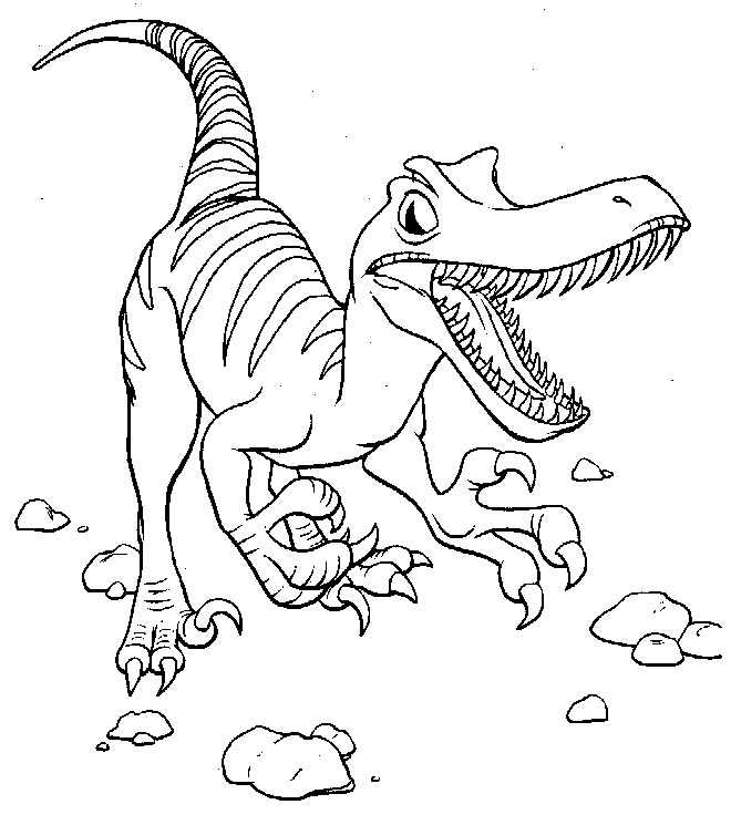 Dibujo para colorear: Dinosaurio (Animales) #5492 - Dibujos para Colorear e Imprimir Gratis