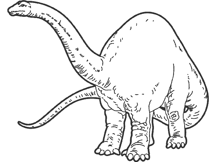 Dibujo para colorear: Dinosaurio (Animales) #5498 - Dibujos para Colorear e Imprimir Gratis