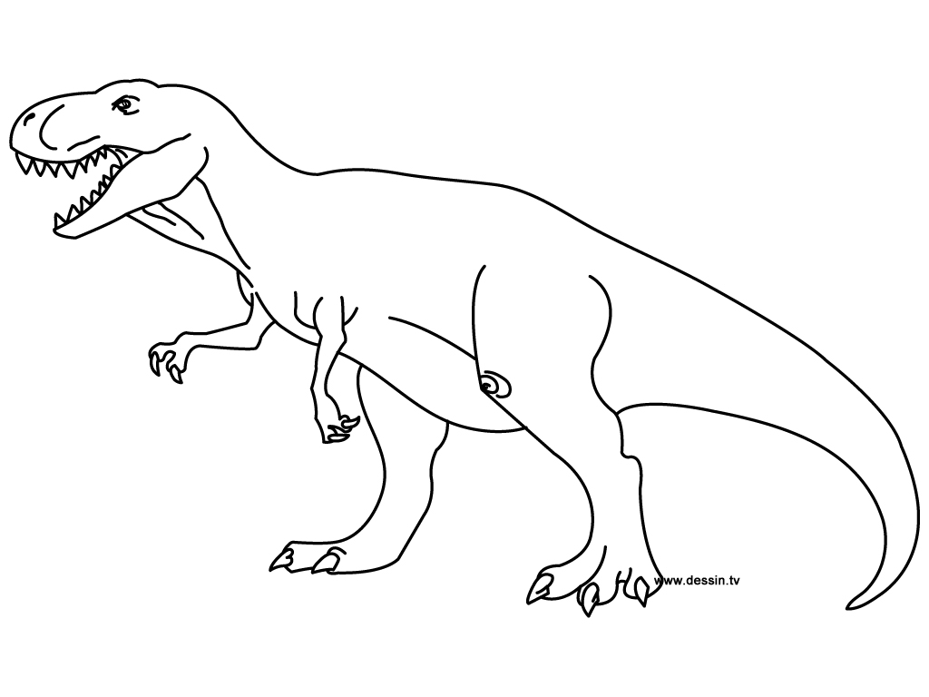 Dibujo para colorear: Dinosaurio (Animales) #5533 - Dibujos para Colorear e Imprimir Gratis