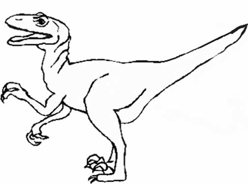 Dibujo para colorear: Dinosaurio (Animales) #5571 - Dibujos para Colorear e Imprimir Gratis